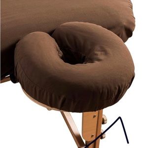 NEW Deluxe Brown Flannel Face Cradle Cover by NRG - 100% Brushed Cotton